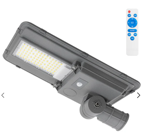 Farola LED Solar 200W 5000K Panel 6V 20W CONTROL REMOTO